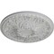 Ekena Millwork Tristan Ceiling Medallion (Fits Canopies up to 6 1/4"), Hand-Painted Frost, 32 3/8"OD x 3 1/2"P CM32TNFRF - alternate 4